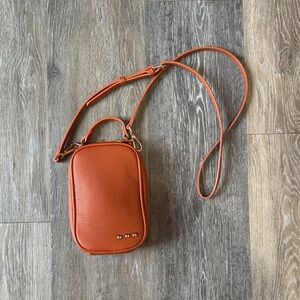 Brown Leather Crossbody Bag